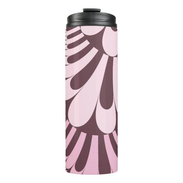 Bouteilles Isothermes Boucle rose et Rose (Devant)