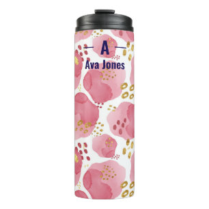 Bouteilles Isothermes Boug de voyage rose personnalisé - Nom personnalis
