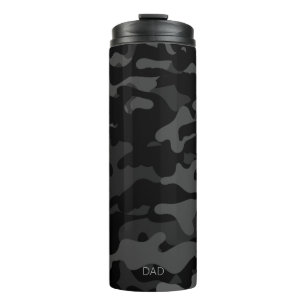 Bouteilles Isothermes Boug Voyage Camouflage noir Papa Tumbler thermique