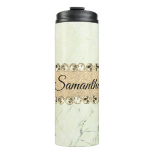 Bouteilles Isothermes Boule de diamant en marbre vert