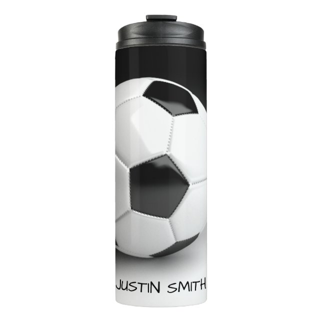 Bouteilles Isothermes Boule de soccer Personnalisée Boisson thermique Tu (Devant)