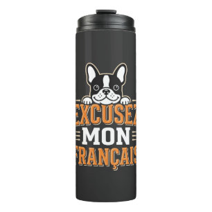 Bouteilles Isothermes Bouledogue Français Excusez Mon Français Design