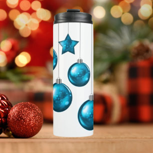 Bouteilles Isothermes Boules et étoiles d'ornement de Noël Tumbler therm