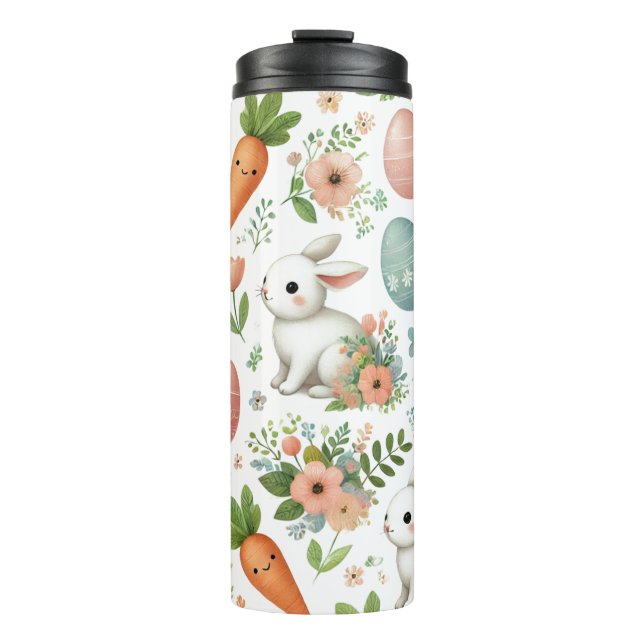 Bouteilles Isothermes Boulet de Pâques et carottes Paruline thermique po (Devant)