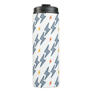 Bouteilles Isothermes Boulons de foudre Doodle Flash transparent