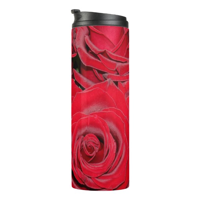 Bouteilles Isothermes Bouquet floral romantique de roses rouges de (Tourné sur la droite)