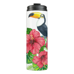 Bouteilles Isothermes Bouquet Toucan et tropical