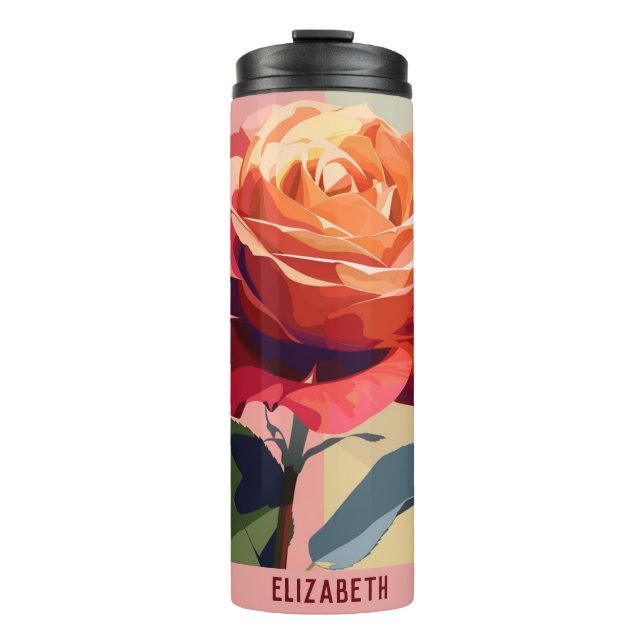 Bouteilles Isothermes Boussole thermique Cappa Fleur mignonne (Devant)