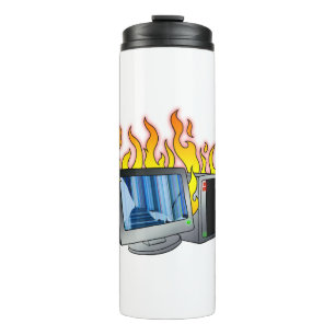 Bouteilles Isothermes Boussole thermique de feu d'ordinateur