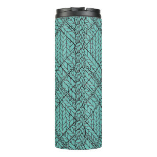 Bouteilles Isothermes Boussole thermique KNIT JACQUARD turquoise