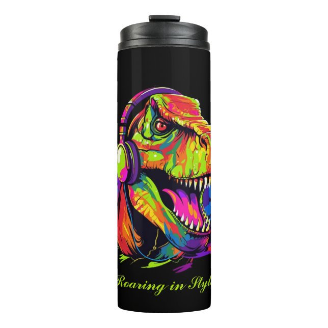 Bouteilles Isothermes Bouton thermique Dino personnalisable (Devant)