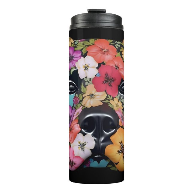 Bouteilles Isothermes Boxer 3D Floral (Devant)