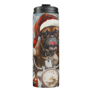 Bouteilles Isothermes Boxer Chien équitation Moto Noël