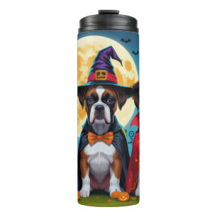 Bouteilles Isothermes Boxer Chiens Citrouille Halloween Funny