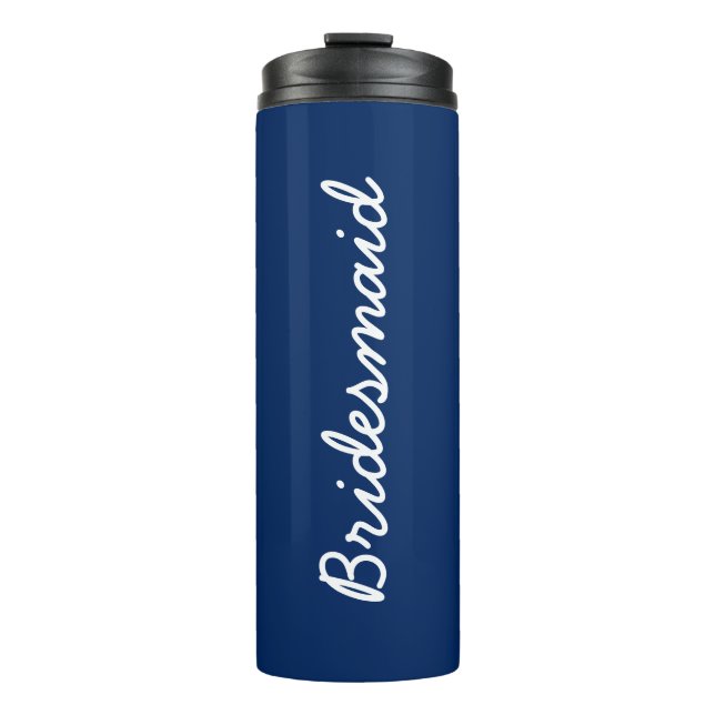 Bouteilles Isothermes Bridesmaid Monograms Mariage cadeau de fête Favori (Devant)