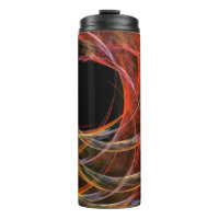 Briser le Cercle Vortex de Feu Art Abstrait