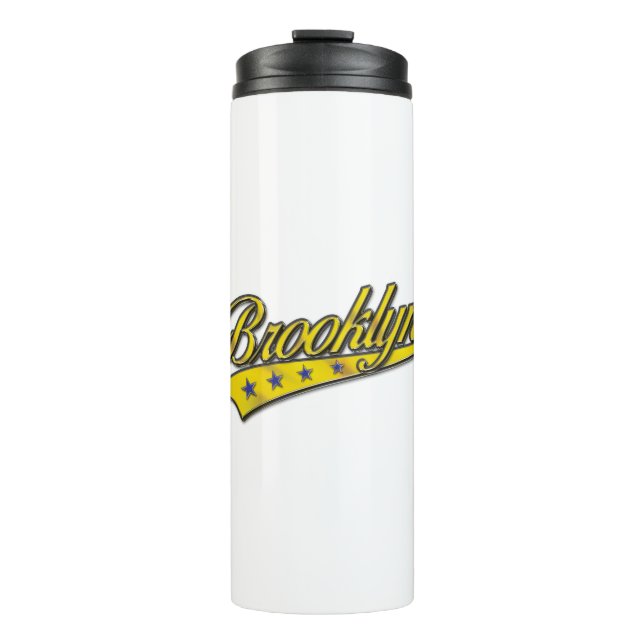 Bouteilles Isothermes Brooklyn Logo Gold Embossé (Devant)