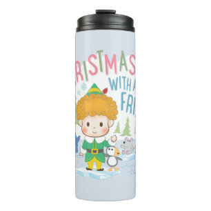 Bouteilles Isothermes Buddy l'Elfe Noël avec tous mes amis