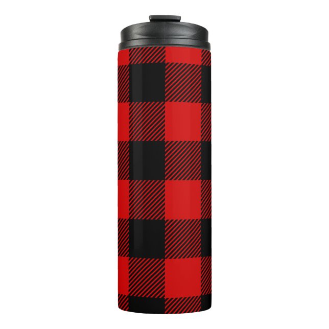 Bouteilles Isothermes Buffalo Plaid Motif (Devant)