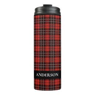 Bouteilles Isothermes Buffalo Scottish Tartan Plaid À damiers inoxydable