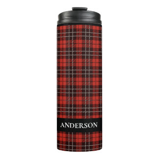 Bouteilles Isothermes Buffalo Scottish Tartan Plaid À damiers inoxydable