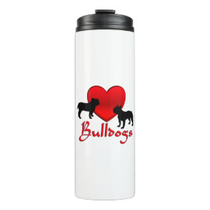 Bouteilles Isothermes Bulldogs de coeur