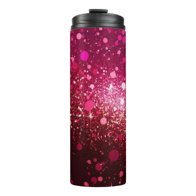 Bouteilles Isothermes Burgundy Parties scintillant rose rouge Tumbler th (Devant)