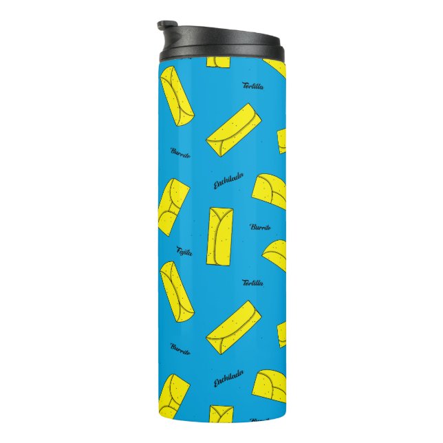 Bouteilles Isothermes Burritos, Enchiladas, Tortillas, Fajitas (Tourné sur la droite)