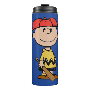 Bouteilles Isothermes cacahuètes   Charlie Brown Baseball Smile