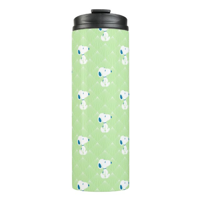 Bouteilles Isothermes cacahuètes | Snoopy Green Deco Dreams Motif (Devant)