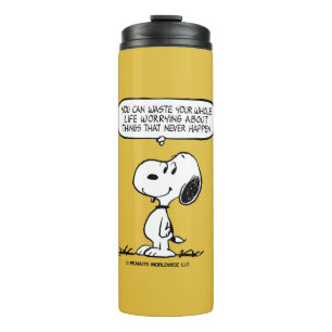 Bouteilles Isothermes cacahuètes   Snoopy Vous ne pouvez pas regarder to