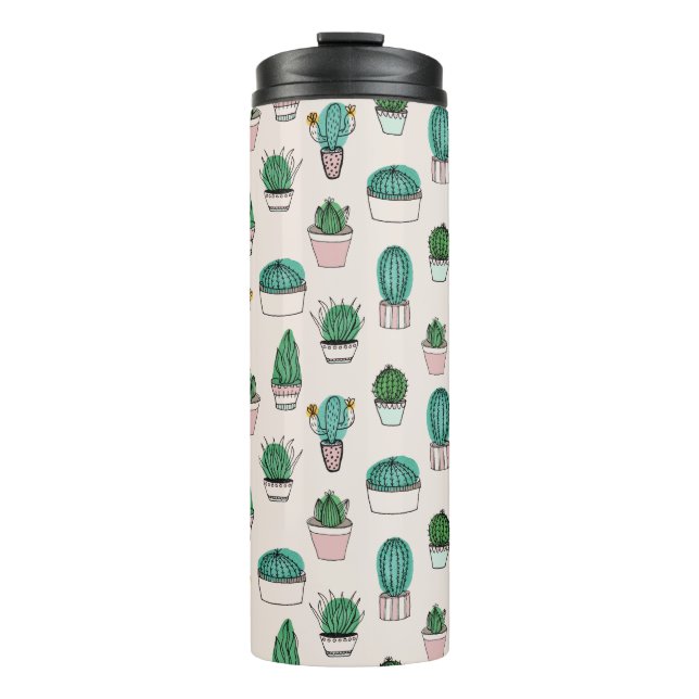 Bouteilles Isothermes Cactus Motif Succulent (Devant)