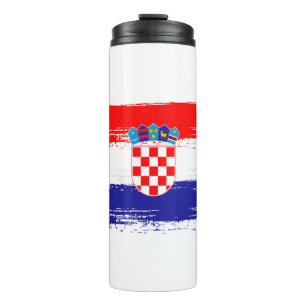 Bouteilles Isothermes Cadeau de drapeau croate Fan de football Sports