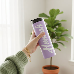 Bouteilles Isothermes Cadeau de gobelet violet personnalisé pour maman,