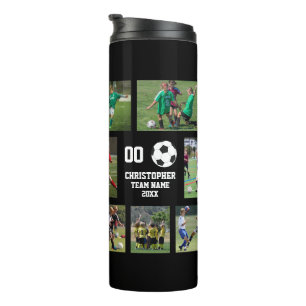 Bouteilles Isothermes Cadeau de joueur de football personnalisé pour la