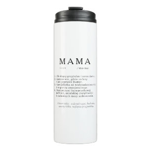 Bouteilles Isothermes Cadeau de maman polonaise - définition MAMA