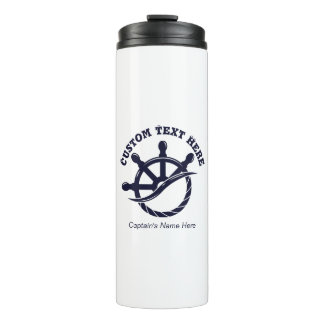 Bouteilles Isothermes Cadeau nautique de bateau de capitaine personnalis