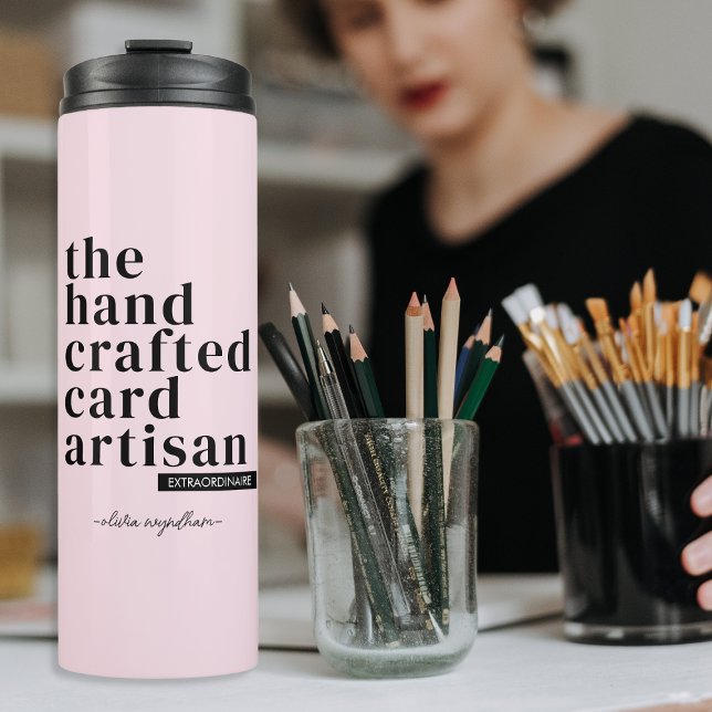 Bouteilles Isothermes Cadeau personnalisé pour l'artisan de papier de cr (Créateur téléchargé)
