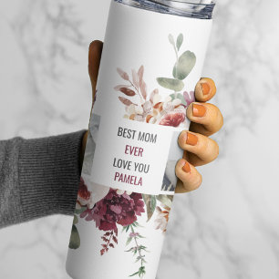 Bouteilles Isothermes Cadeau photo de collage moderne Fleurs de photos B