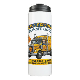 Bouteilles Isothermes Cadeau pour camionneur de classe 1 explosifs ADR