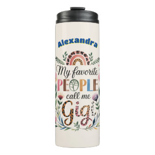 Bouteilles Isothermes ❤️ Cadeaux GIGI personnalisés Fête des mères Anniv