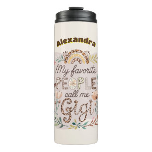Bouteilles Isothermes ❤️ Cadeaux GIGI personnalisés Fête des mères Anniv