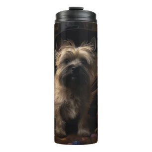 Bouteilles Isothermes Cairn Terrier Citrouilles Halloween effroi