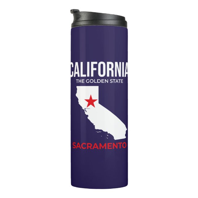 Bouteilles Isothermes California, Sacramento – The Golden State, USA (Tourné sur la droite)