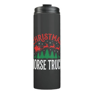 Bouteilles Isothermes Camion à chevaux de Noël Père Noël Traîneau