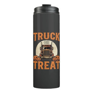 Bouteilles Isothermes Camion ou traiter Halloween conception de semi-rem