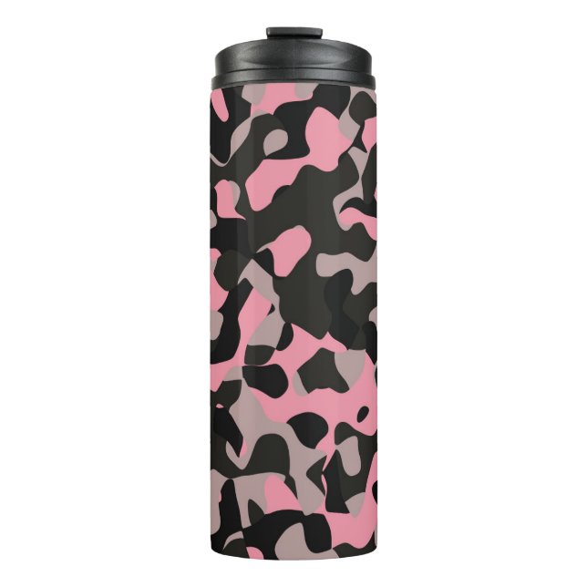 Bouteilles Isothermes Camo rose (Devant)