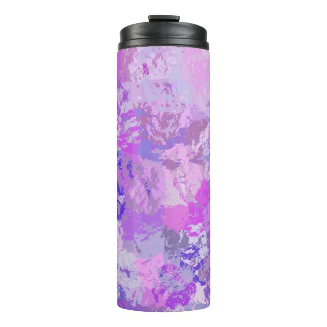 Bouteilles Isothermes Camo rose violet Abstrait tendance (Devant)