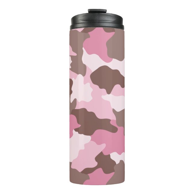Bouteilles Isothermes Camouflage rose (Devant)