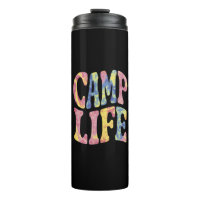 Camping Filles d'été Camp Life Tie-Die Rétro